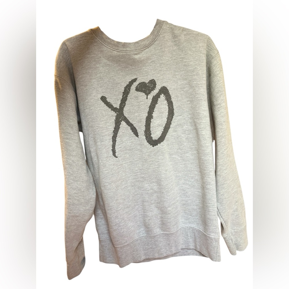 XO The Weeknd Grey Sweatshirt Size S